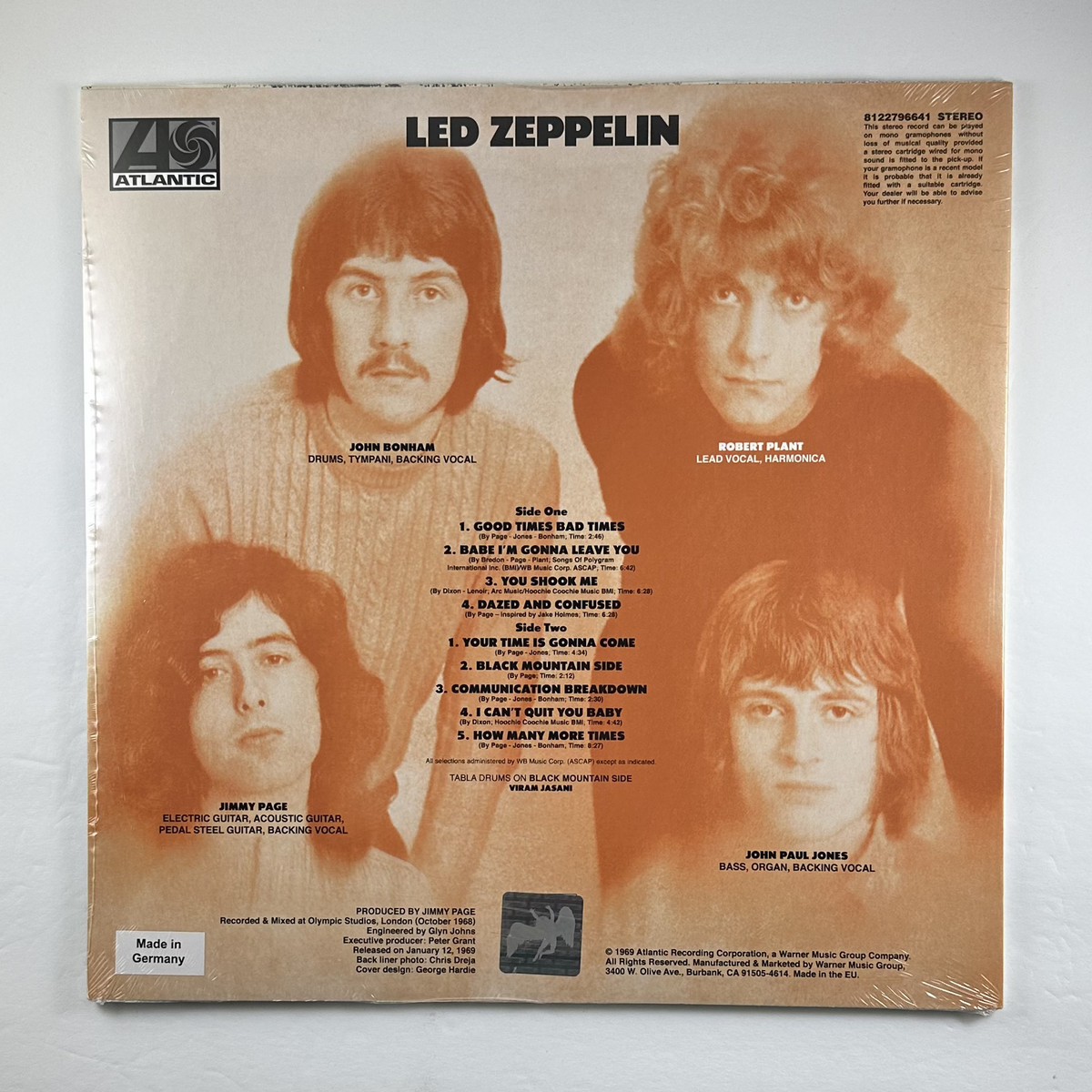 Led Zeppelin One Tracklist Led Zeppelin