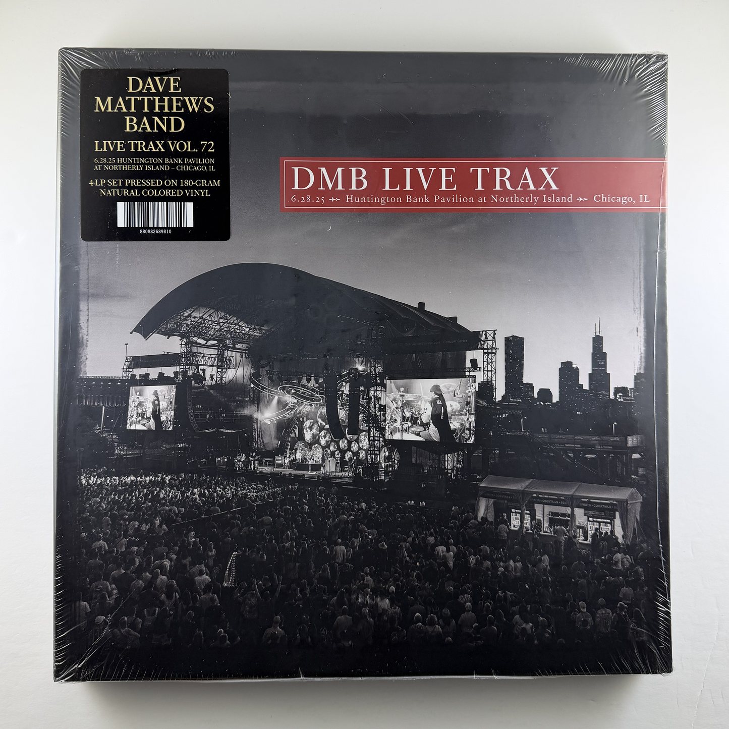 Dave Matthews "Live Trax Vol. 72 6.28.25 Huntington Bank Pavilion at Northerly Island" 4xLP