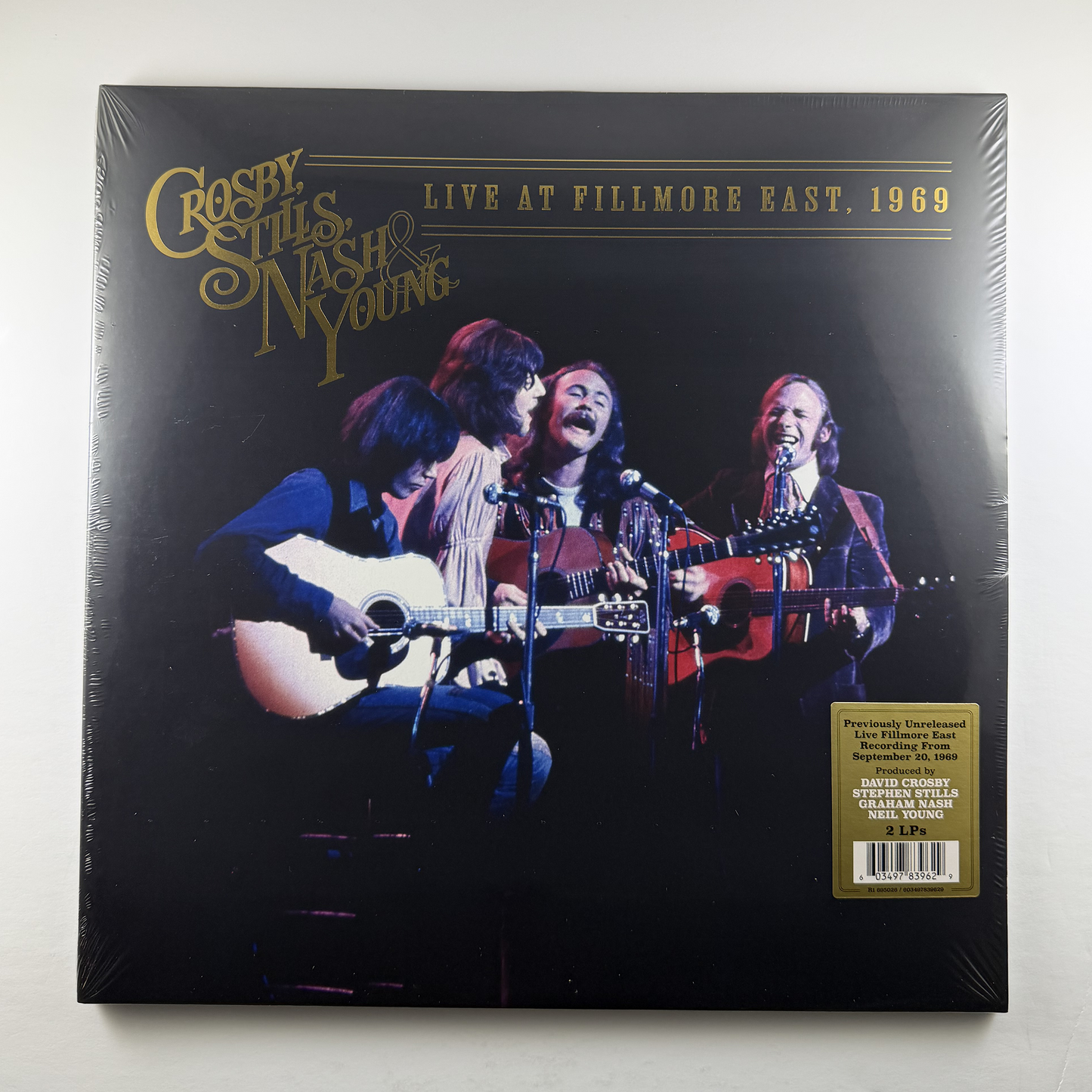 Crosby Stills Nash & Young "Live At Fillmore East, 1969" 2xLP