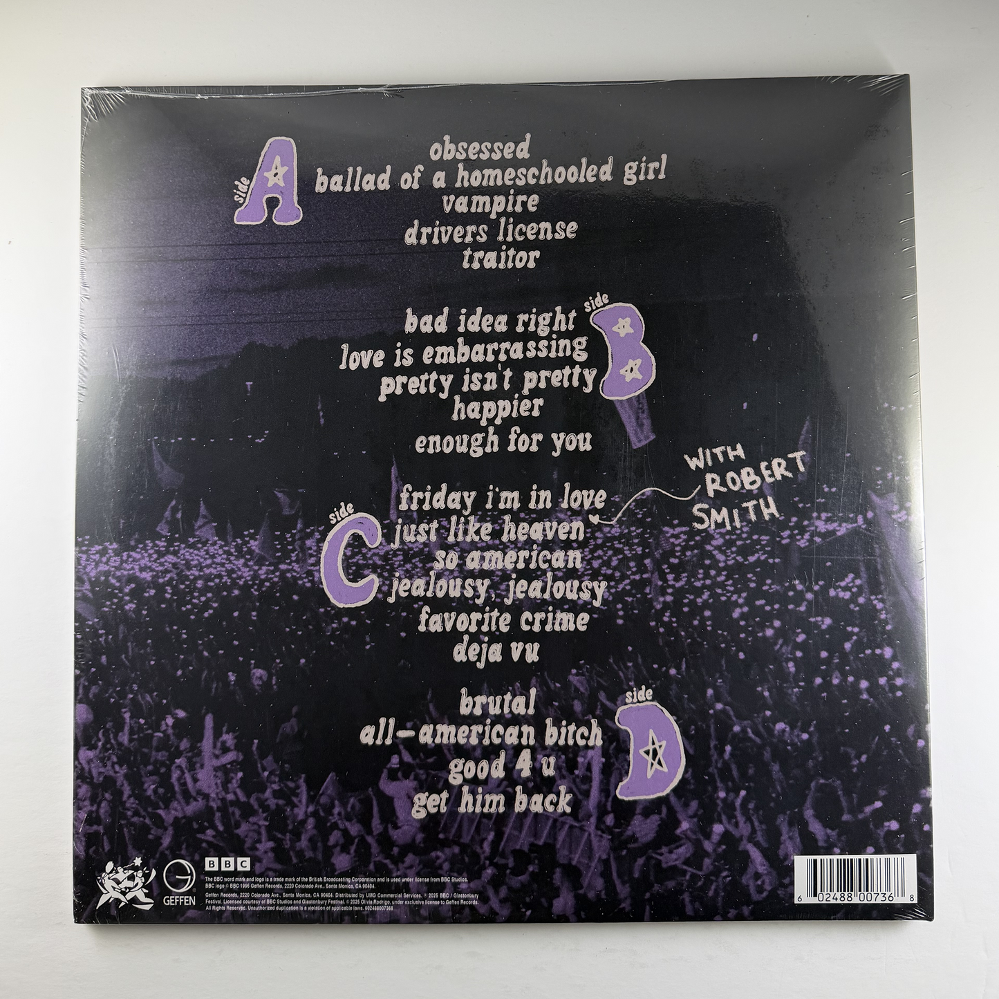 Olivia Rodrigo "Live From Glastonbury (a BBC Recording)" 2xLP