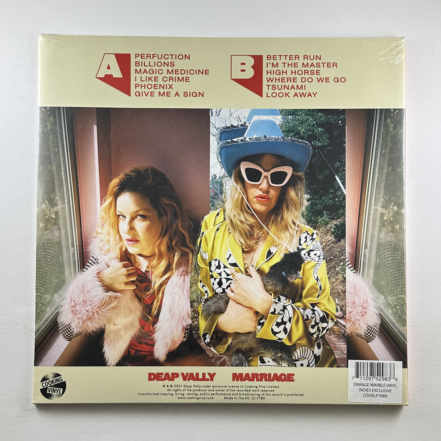 Deap Vally "Marriage" [Indie Exclusive] LP