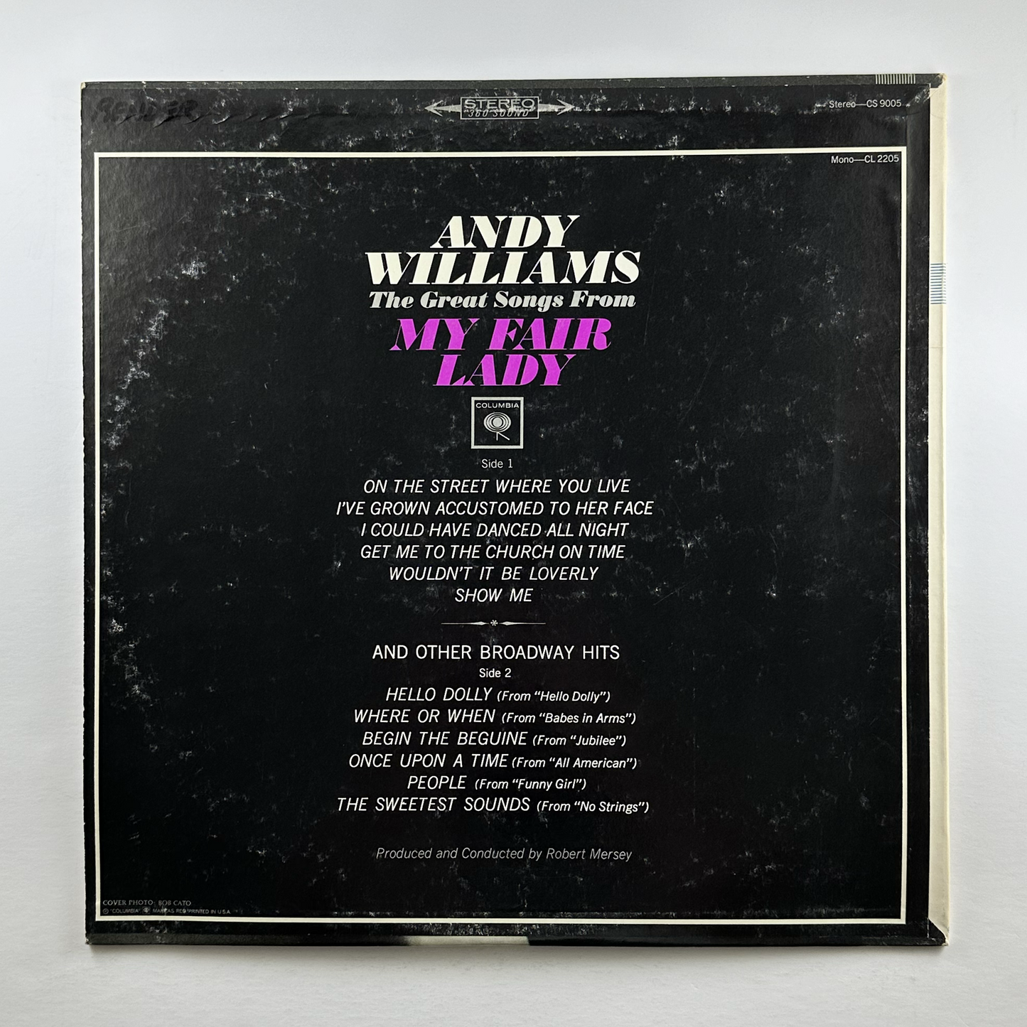 Pre-Owned :: Andy Williams "Songs From My Fair Lady And Other Broadway Hits" LP