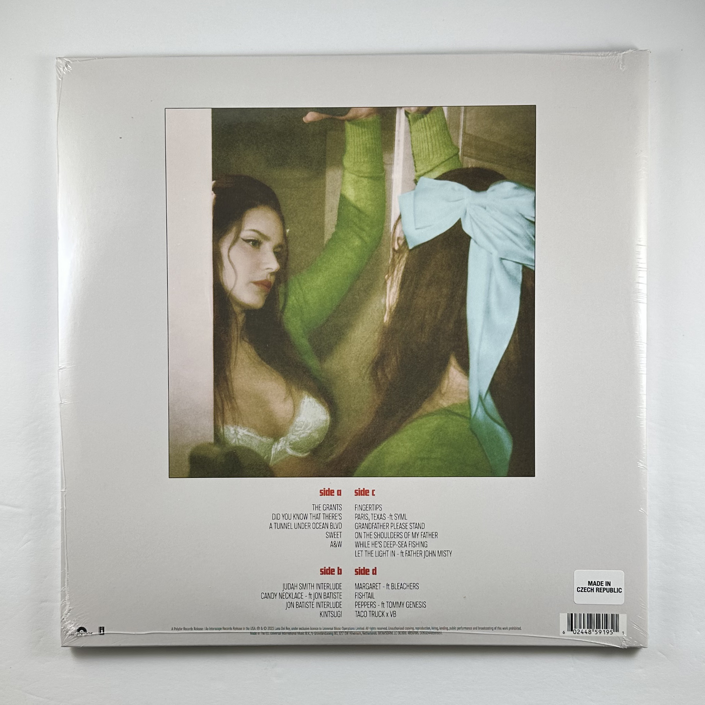 Lana Del Rey " Did You Know That There's A Tunnel Under Ocean Blvd" [Indie Exclusive] [Alt Cover] 2xLP