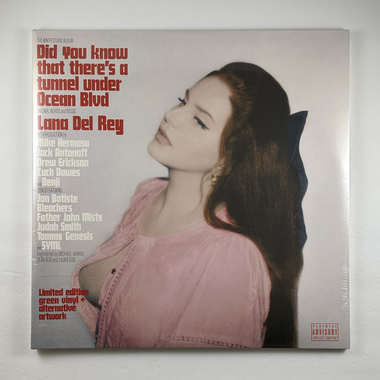 Lana Del Rey " Did You Know That There's A Tunnel Under Ocean Blvd" [Indie Exclusive] [Alt Cover] 2xLP