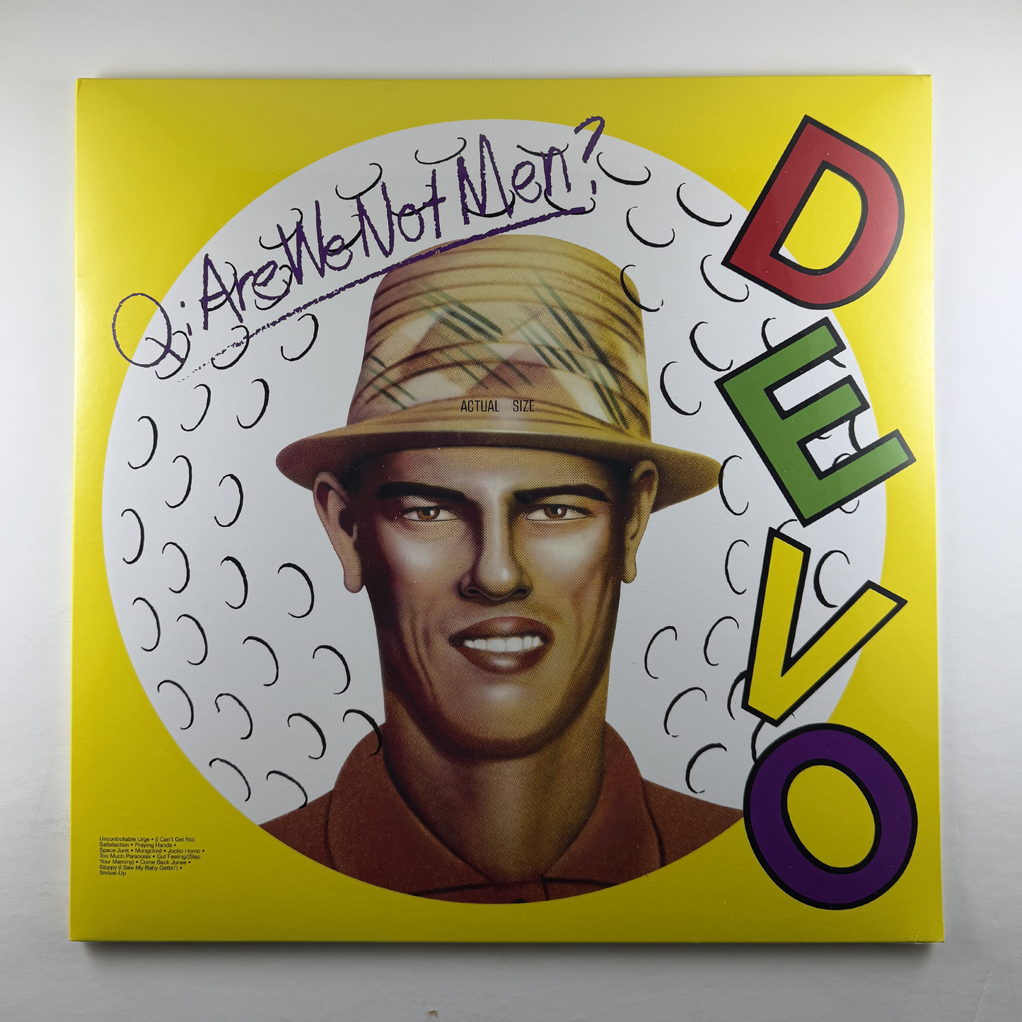 Devo "Q. Are We Not Men? A: We Are Devo!" LP