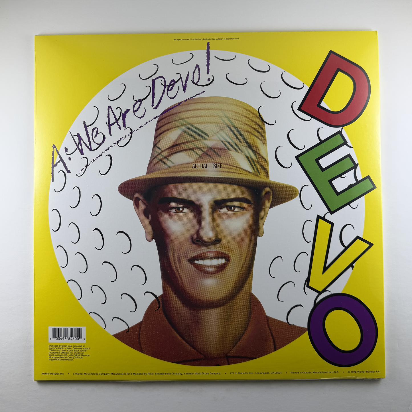 Devo "Q. Are We Not Men? A: We Are Devo!" LP