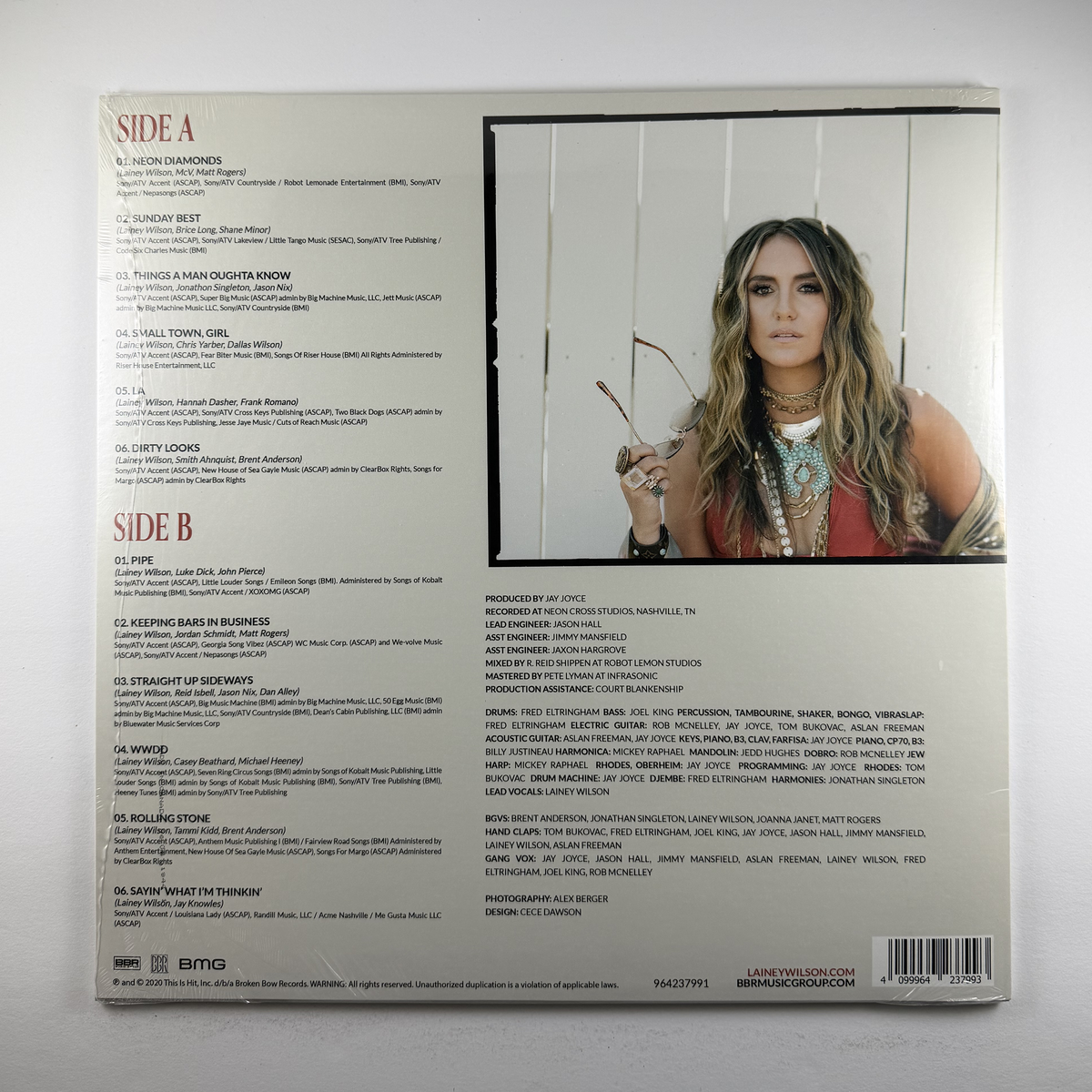 Lainey Wilson "Sayin' What I'm Thinkin'" LP