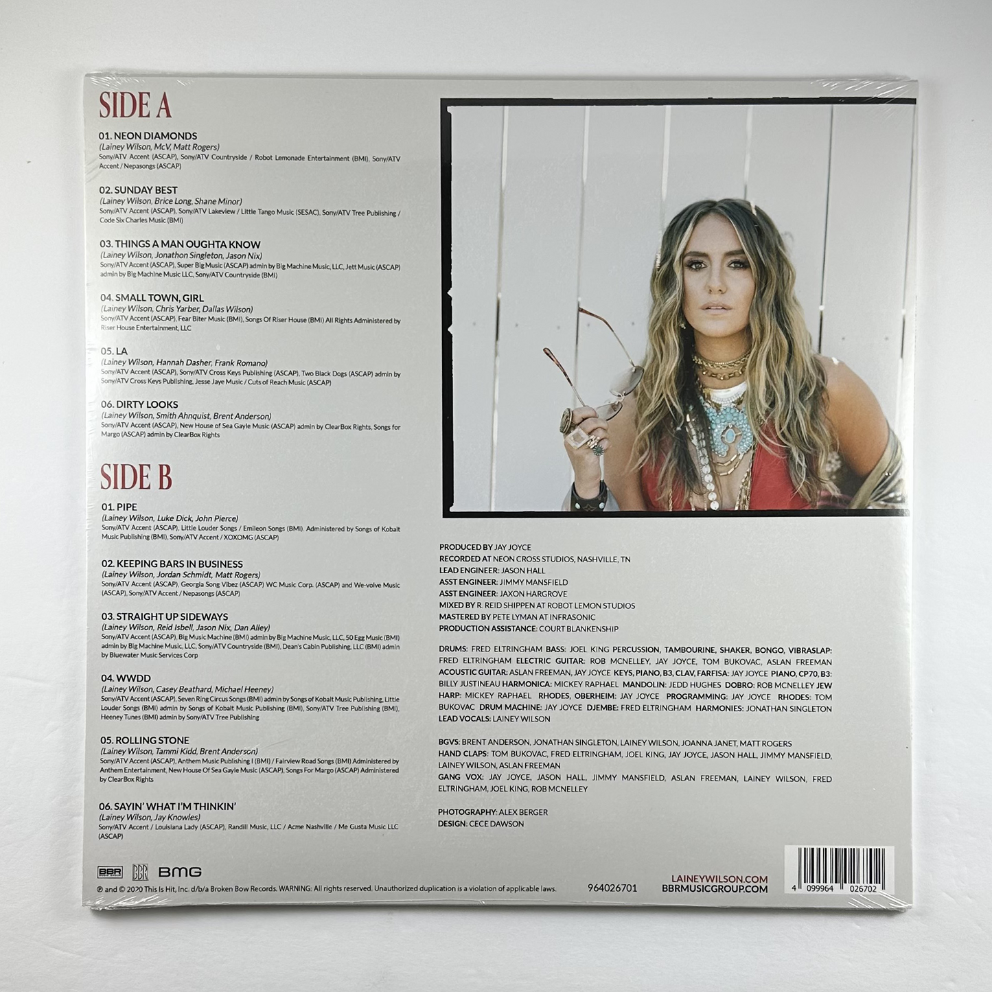 Lainey Wilson "Sayin' What I'm Thinkin'" LP