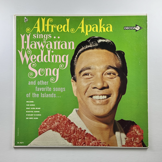 Pre-Owned :: Alfred Apaka "The Hawaiian Wedding Song" LP