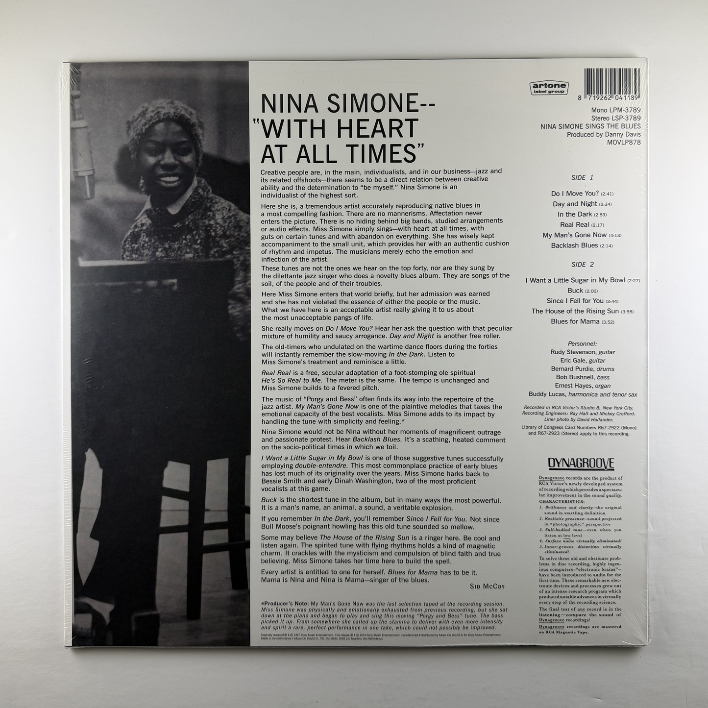 Nina Simone "Sings The Blues" [Import] LP