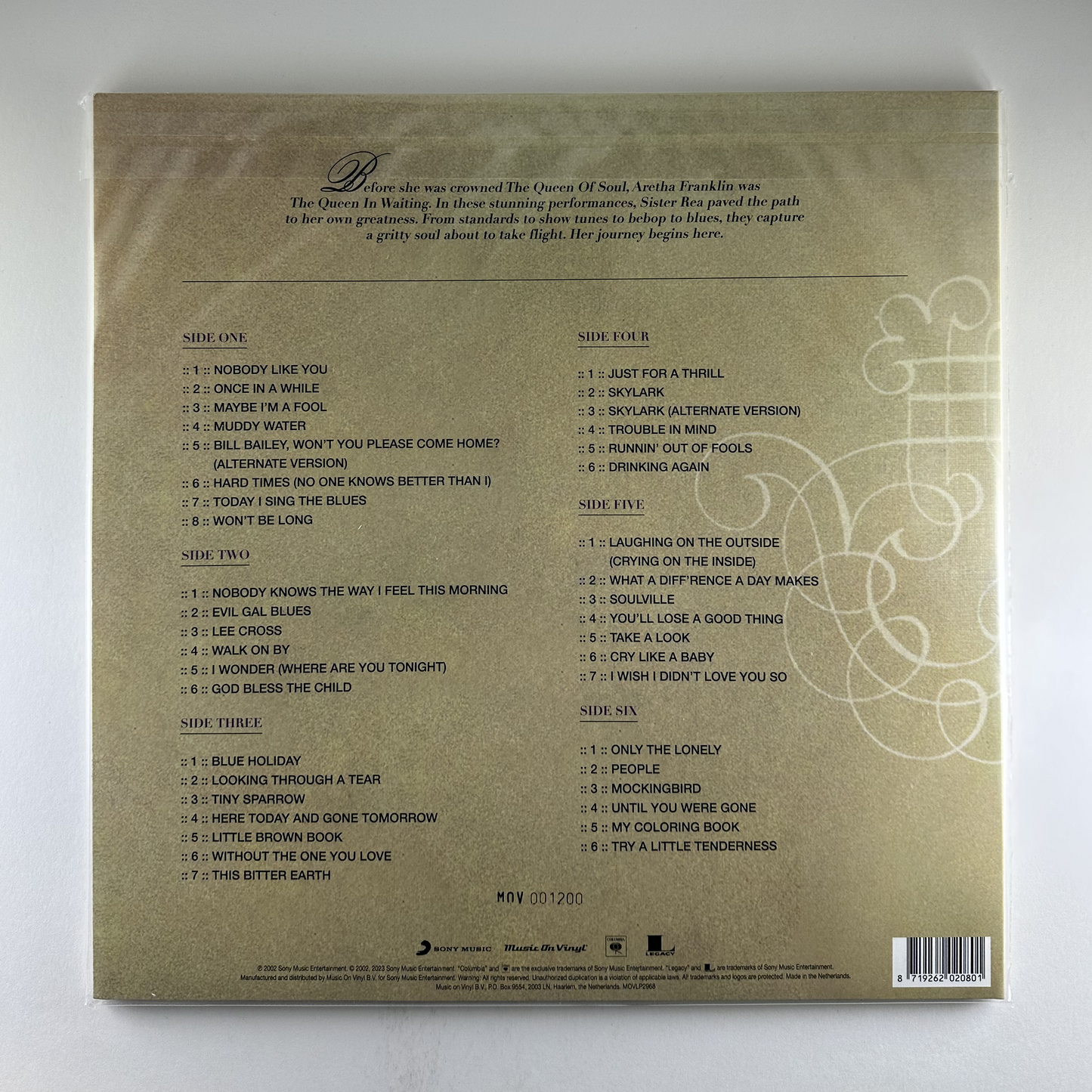 Aretha Franklin "Queen In Waiting: The Columbia Years 1960-1965" [Import] 3xLP