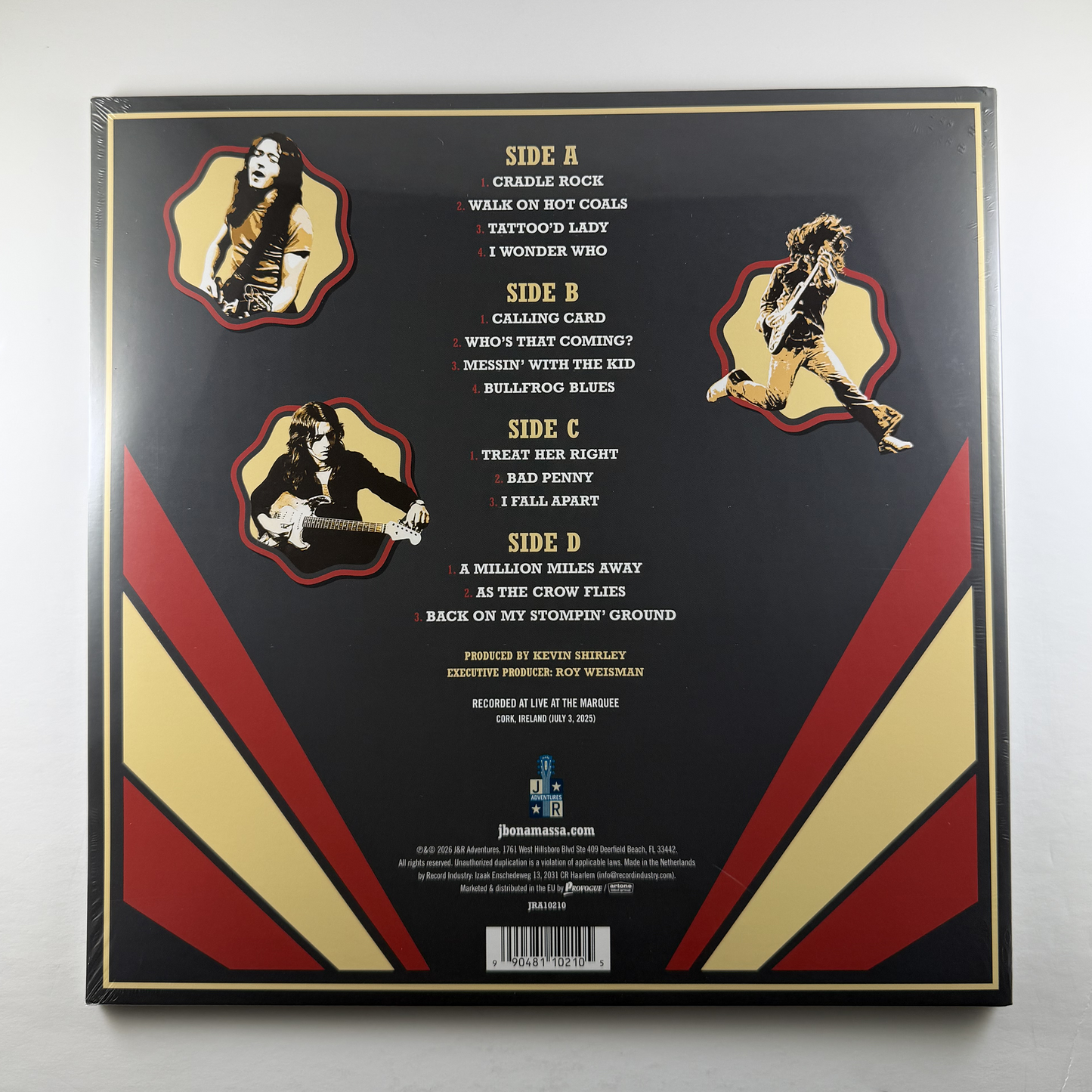 Joe Bonamassa "The Spirit of Rory Live From Cork" 2xLP