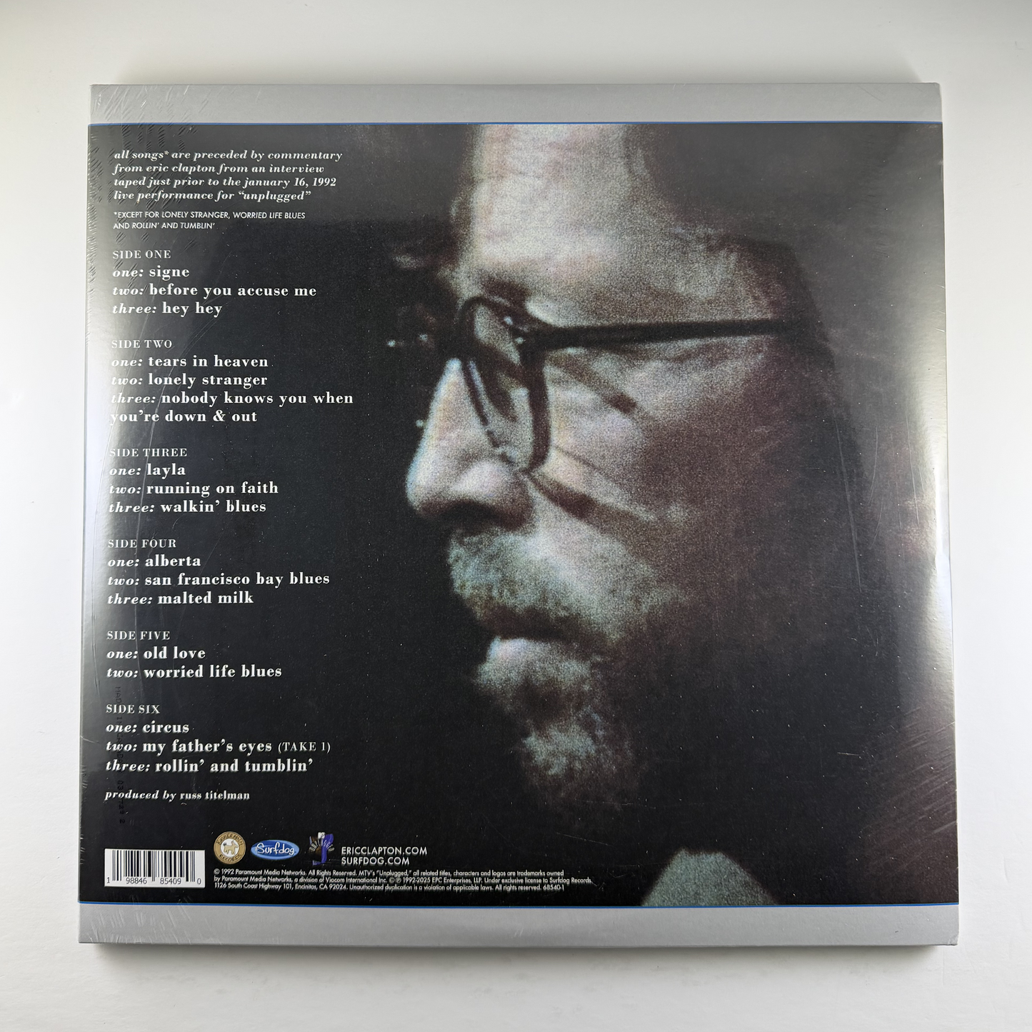 Eric Clapton "Unplugged" 3xLP