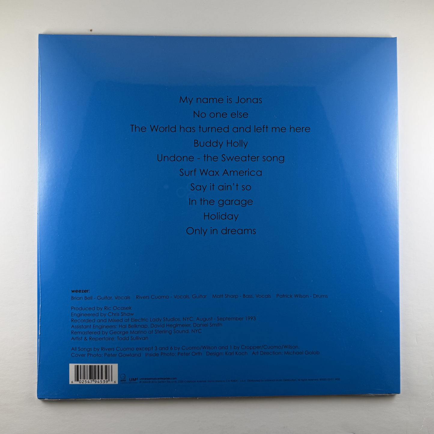 Weezer "Weezer (Blue Album)" LP