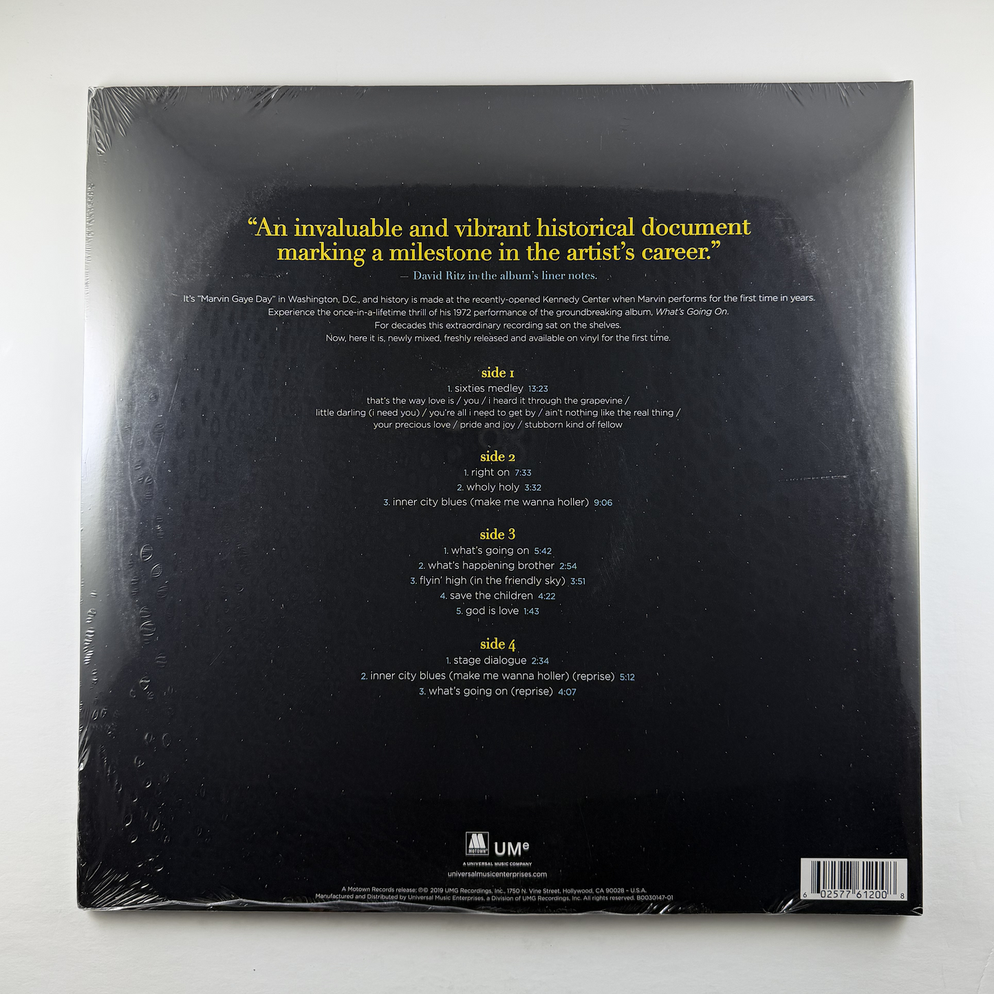 Marvin Gaye "What's Going On Live" 2xLP