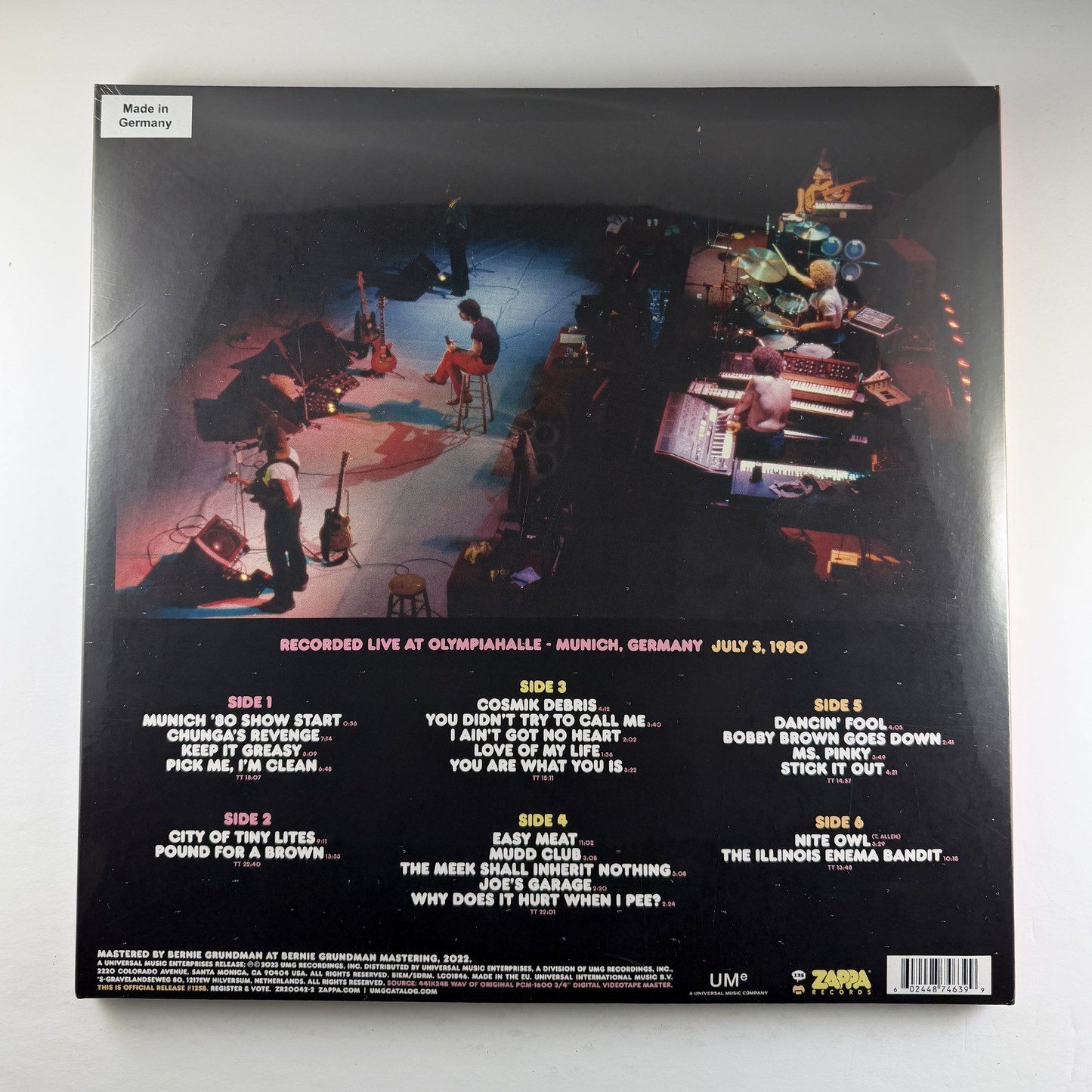 Frank Zappa "Zappa: '80 Munich" 3xLP